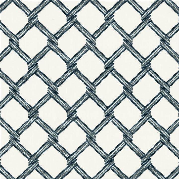 Link Navy by Kasmir Fabric 5156 73% Polyester
27% Cotton
 INDIA </p><p>Repeat: Horizontal: 6 4/8 inches and Vertical: 9 2/8 inches 54 - Fabric Carolina -
