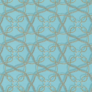 Linkage Aquamarine by Kasmir Fabric