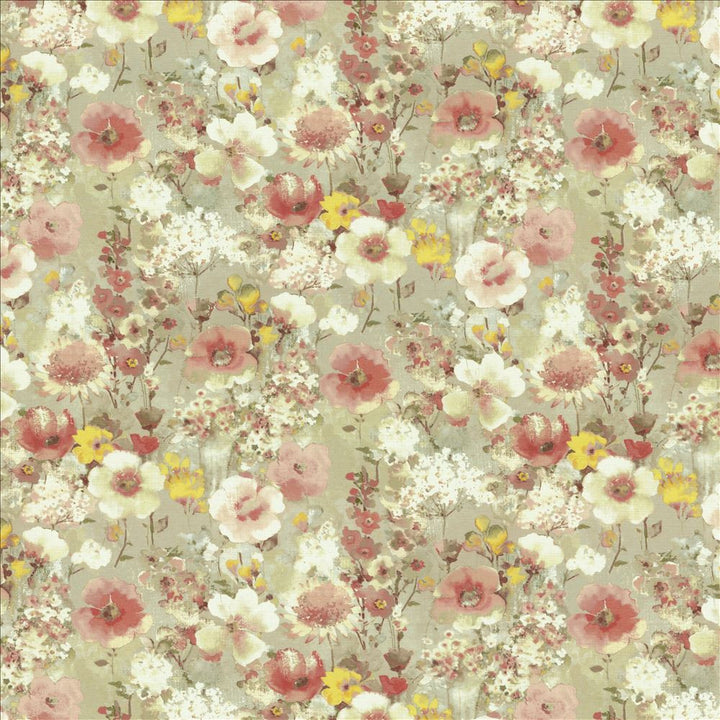 Lizzy Rosemist by Kasmir Fabric 5155 100% Cotton SOUTH KOREA 15,000 Wyzenbeek Double Rubs Horizontal: 27 inches and Vertical: 26 4/8 inches 54 - Fabric Carolina -