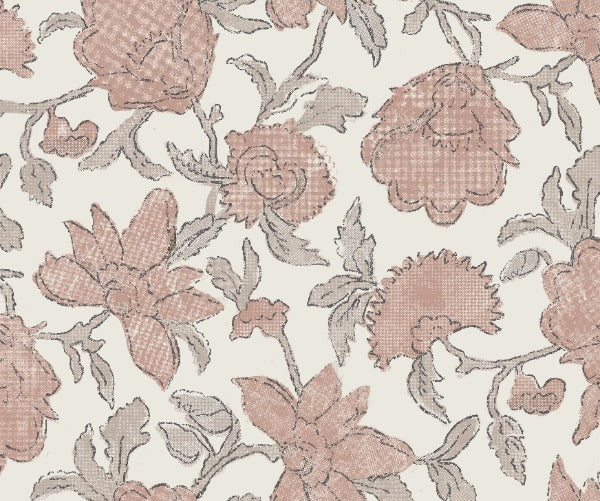 Lola Carnation By Roth & Tompkins Fabric