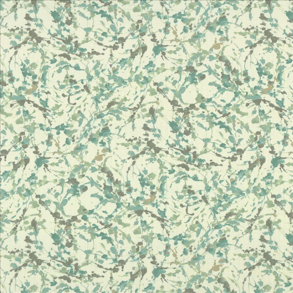 Lollie Ocean Mist by Kasmir Fabric 1464 100% Cotton
 INDIA 30,000 Wyzenbeek Double Rubs Horizontal: 27 3/8 inches and Vertical: 26 5/8 inches 54 - Fabric Carolina -