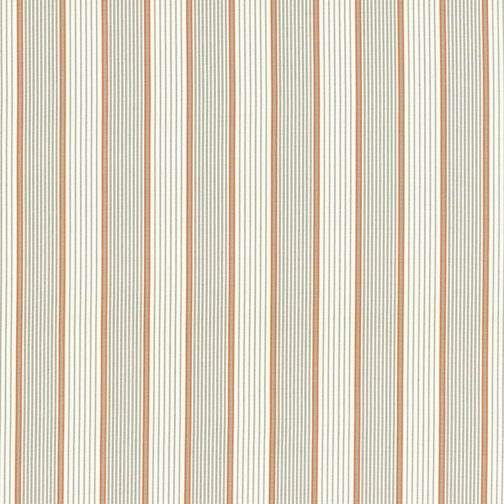 Longview Stripe Mandarin by Kasmir Fabric 5070 100% Cotton
 USA </p><p>Repeat: Horizontal: 5 4/8 inches and Vertical: N/A 54 - Fabric Carolina -