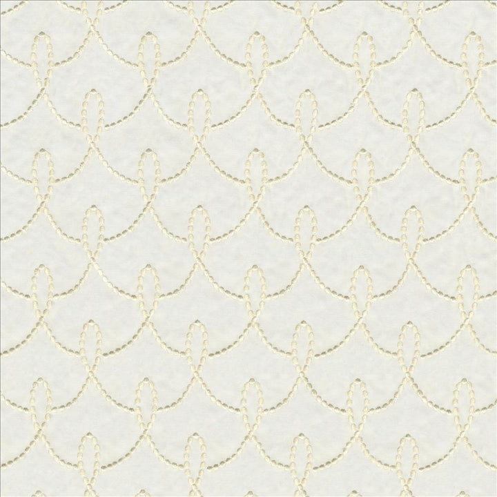 Loophole Off White  by Kasmir Fabric See sample 65% Cotton
35% Polyester
 CHINA Not Tested </p><p>Repeat: Horizontal: 3 6/8 inches and Vertical: 3 7/8 inches 59  - Fabric Carolina -