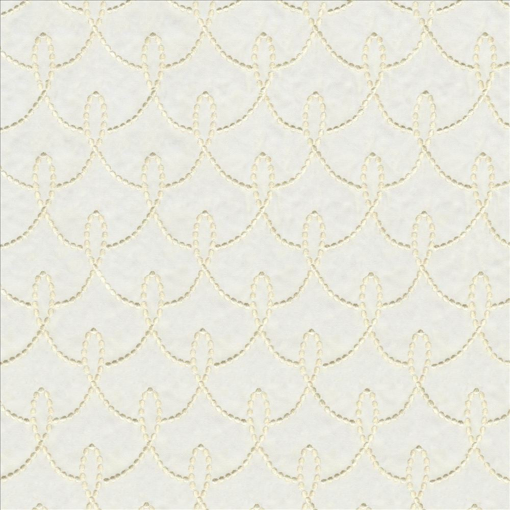 Loophole Off White by Kasmir Fabric 5112 65% Cotton 35% Polyester CHINA Not Tested Horizontal: 3 6/8 inches and Vertical: 3 7/8 inches 59 - 60 - Fabric Carolina -