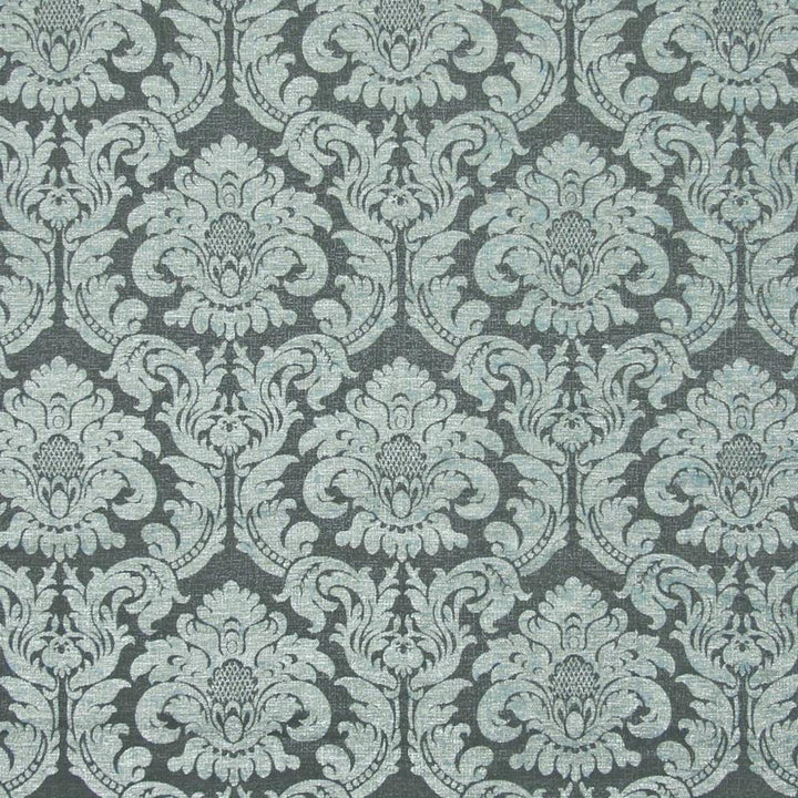 Loren Damask Ocean by Kasmir Fabric 1385 CHINA 48,000 Wyzenbeek Double Rubs H: 14 inches, V:18 inches 56 - Fabric Carolina - Kasmir