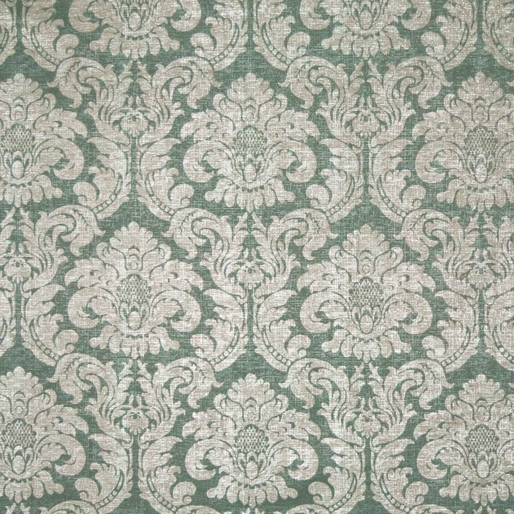 Loren Damask Zinc by Kasmir Fabric 1383 70% Acrylic
30% Polyester
 CHINA </p><p>Repeat: Horizontal: 14 inches and Vertical: 18 inches 56 - Fabric Carolina -