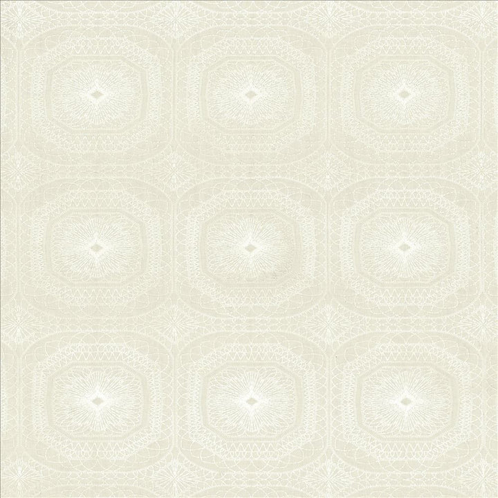 Lorena Off White by Kasmir Fabric 5156 70% Polyester
30% Cotton
 INDIA Not Tested Horizontal: 8 4/8 inches and Vertical: 9 inches 54 - Fabric Carolina -