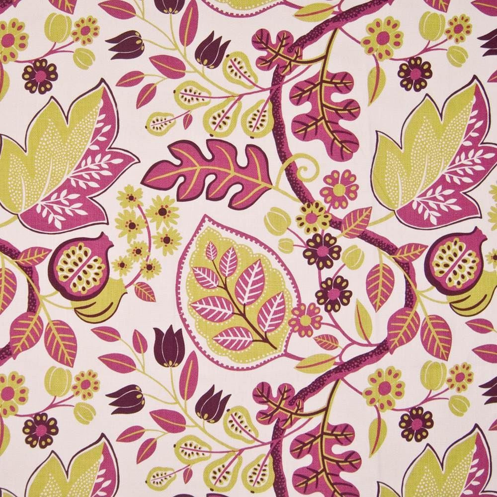 Loring Raspberry by Kasmir Fabric 1387 100% Cotton CHINA 14,000 Wyzenbeek Double Rubs Horizontal: 27 inches and Vertical: 25 2/8 inches 54 - Fabric Carolina -