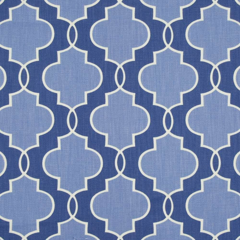 Loring Trellis Sapphire  by Kasmir Fabric See sample 100% Cotton
 CHINA 14,000 Wyzenbeek Double Rubs </p><p>Repeat: Horizontal: 9 inches and Vertical: 8 3/8 inches 54  - Fabric Carolina -