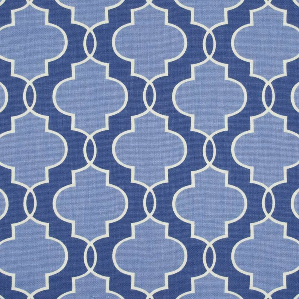 Loring Trellis Sapphire by Kasmir Fabric 1388 CHINA 14,000 Wyzenbeek Double Rubs H: 9 inches, V:8 3/8 inches 54 - Fabric Carolina - Kasmir