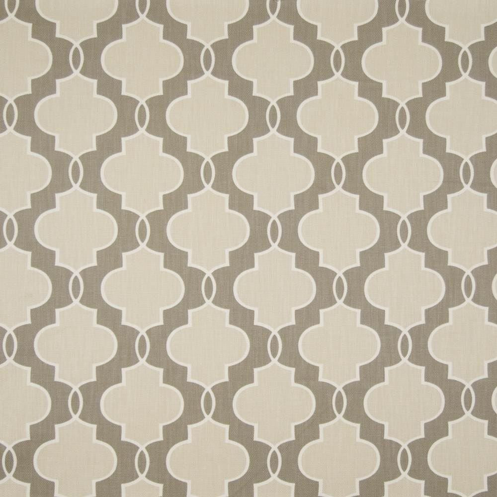 Loring Trellis Stone by Kasmir Fabric 1386 100% Cotton
 CHINA 14,000 Wyzenbeek Double Rubs Horizontal: 9 inches and Vertical: 8 3/8 inches 54 - Fabric Carolina -