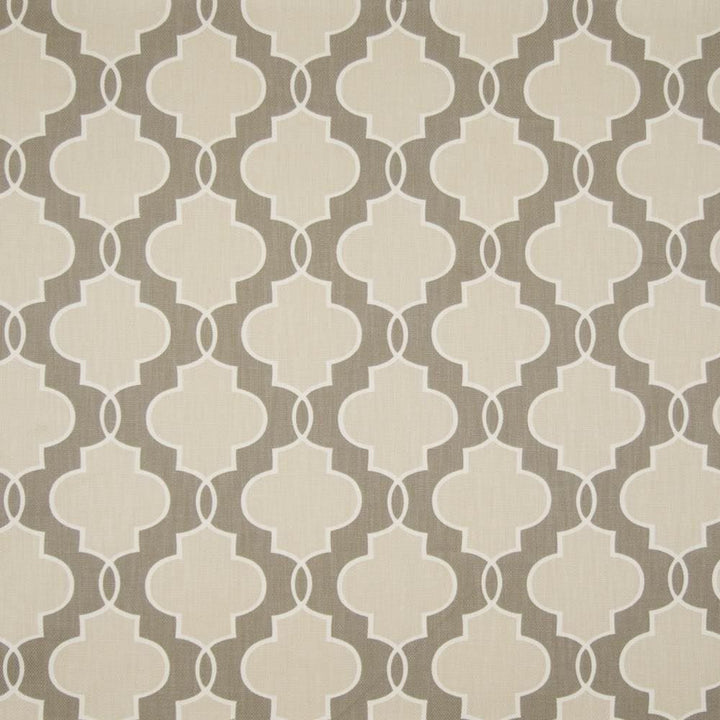 Loring Trellis Stone by Kasmir Fabric 1386 100% Cotton
 CHINA 14,000 Wyzenbeek Double Rubs Horizontal: 9 inches and Vertical: 8 3/8 inches 54 - Fabric Carolina -