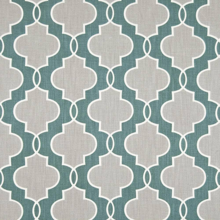 Loring Trellis Teal by Kasmir Fabric 1388 CHINA 14,000 Wyzenbeek Double Rubs H: 9 inches, V:8 3/8 inches 54 - Fabric Carolina - Kasmir