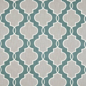 Loring Trellis Teal by Kasmir Fabric