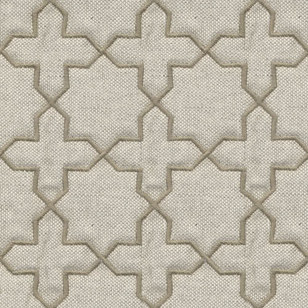 Los Cerrillos Mushroom by Kasmir Fabric 1399 63% Cotton
37% Linen
 CHINA Not Tested Horizontal: 2 2/8 inches and Vertical: 2 2/8 inches 53 - Fabric Carolina -