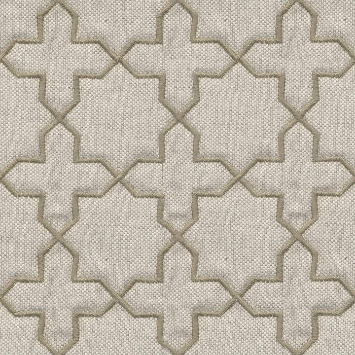 Los Cerrillos Mushroom by Kasmir Fabric 1399 CHINA Not Tested H: 2 2/8 inches, V:2 2/8 inches 53 - 54 - Fabric Carolina - Kasmir
