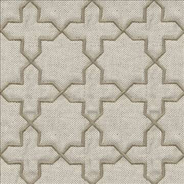 Los Cerrillos Mushroom by Kasmir Fabric 1399 63% Cotton 37% Linen CHINA Not Tested H: 2 2/8 inches, V: 2 2/8 inches 53 - 54 - Fabric Carolina - Kasmir
