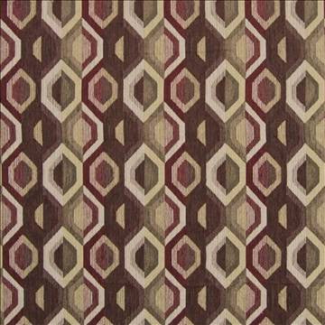 Los Ojos Garnet by Kasmir Fabric 1387 45% Rayon 39% Cotton 16% Polyester USA 36,000 Wyzenbeek Double Rubs H: 13 4/8 inches, V: 7 inches 54 - 58 - Fabric Carolina - Kasmir