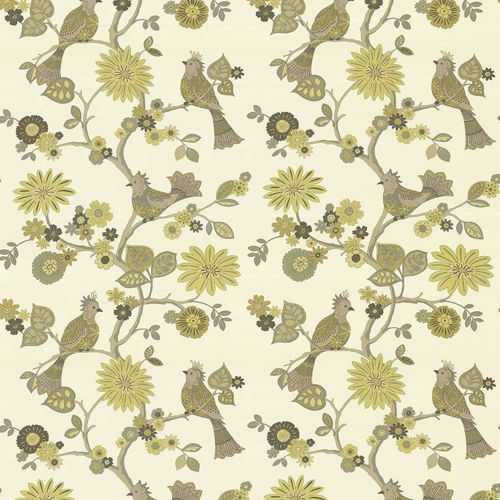 Lost Pines Lemongrass by Kasmir Fabric 5065 100% Cotton
 SOUTH KOREA </p><p>Repeat: Horizontal: 27 inches and Vertical: 36 inches 54 - Fabric Carolina -