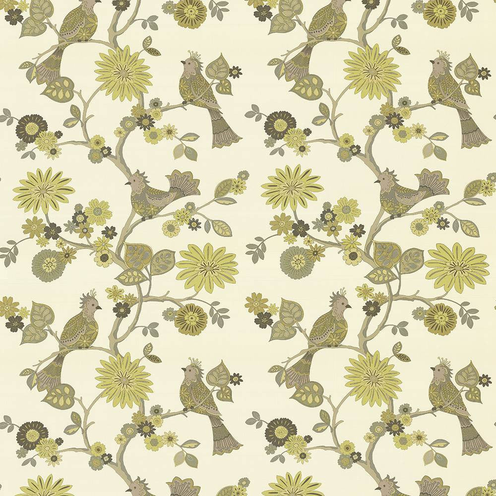 Lost Pines Lemongrass by Kasmir Fabric 5065 100% Cotton
 SOUTH KOREA </p><p>Repeat: Horizontal: 27 inches and Vertical: 36 inches 54 - Fabric Carolina -