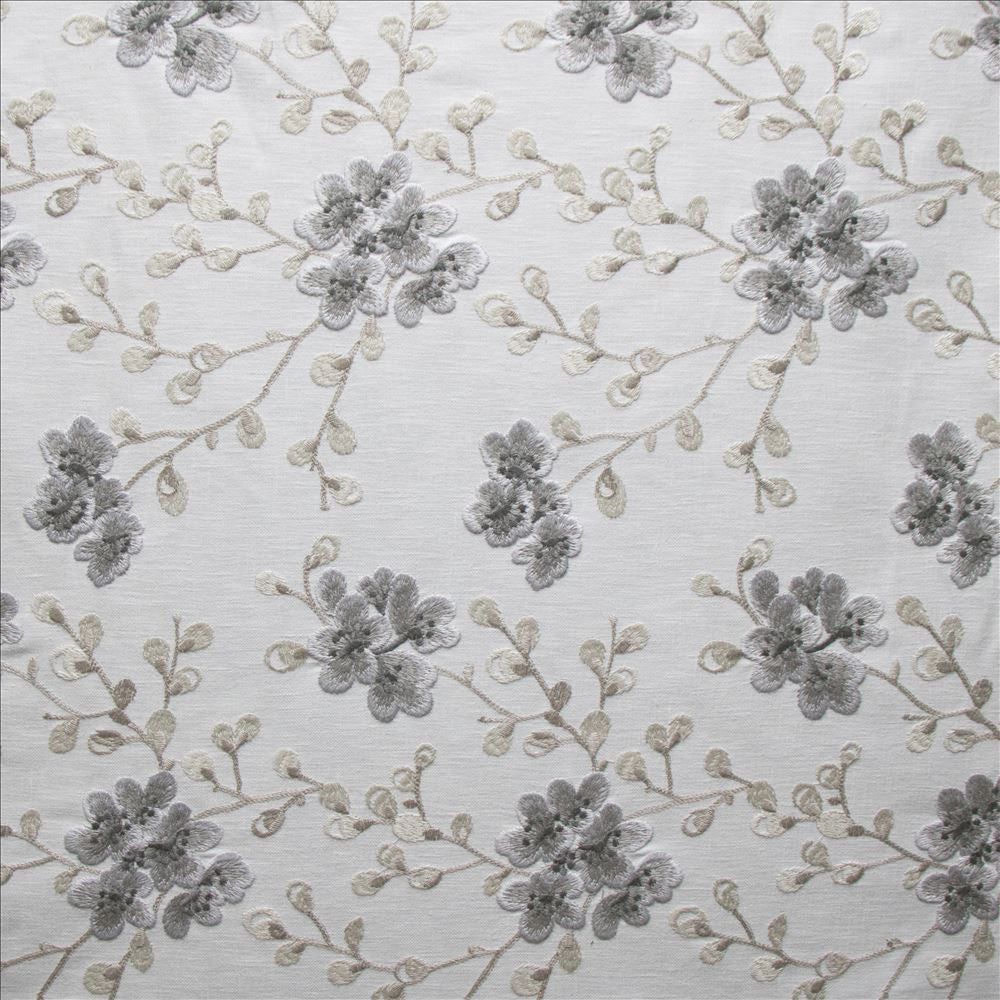 Lucani Blanco  by Kasmir Fabric 1476 52% Cotton 48% Polyester  INDIA  </p><p>Repeat: Horizontal: 26 3/8 inches and Vertical: 9 2/8 inches 53  - Fabric Carolina -
