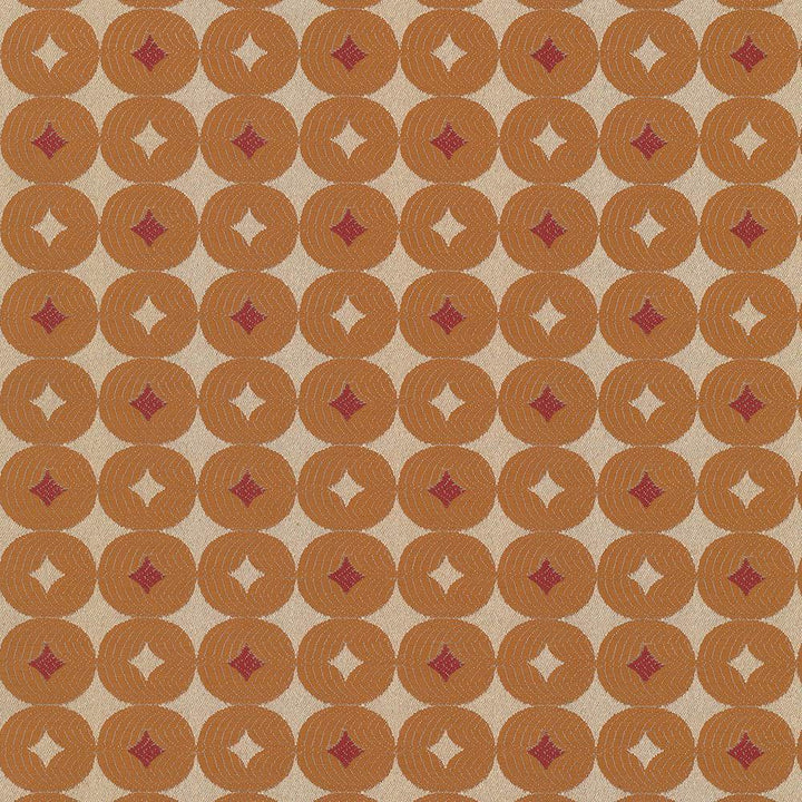 Luciana Cantaloupe by Kasmir Fabric 5070 100% Polyester
 CHINA </p><p>Repeat: Horizontal: 2 4/8 inches and Vertical: 2 4/8 inches 56 - 58 - Fabric Carolina -