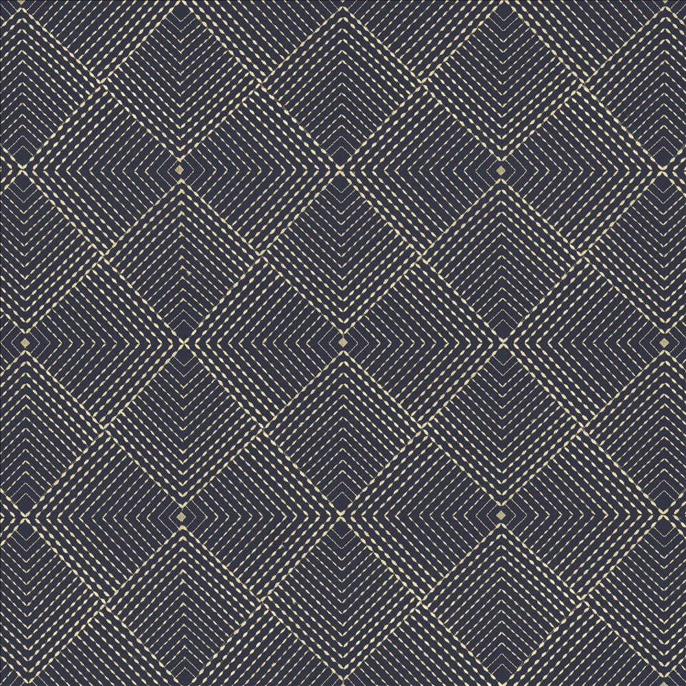 Luxurious Navy by Kasmir Fabric 1470 65% Cotton
30% Rayon
5% Zari
 INDIA 11,000 Wyzenbeek Double Rubs </p><p>Repeat: Horizontal: 13 2/8 inches and Vertical: 15 inches 54 - Fabric Carolina -