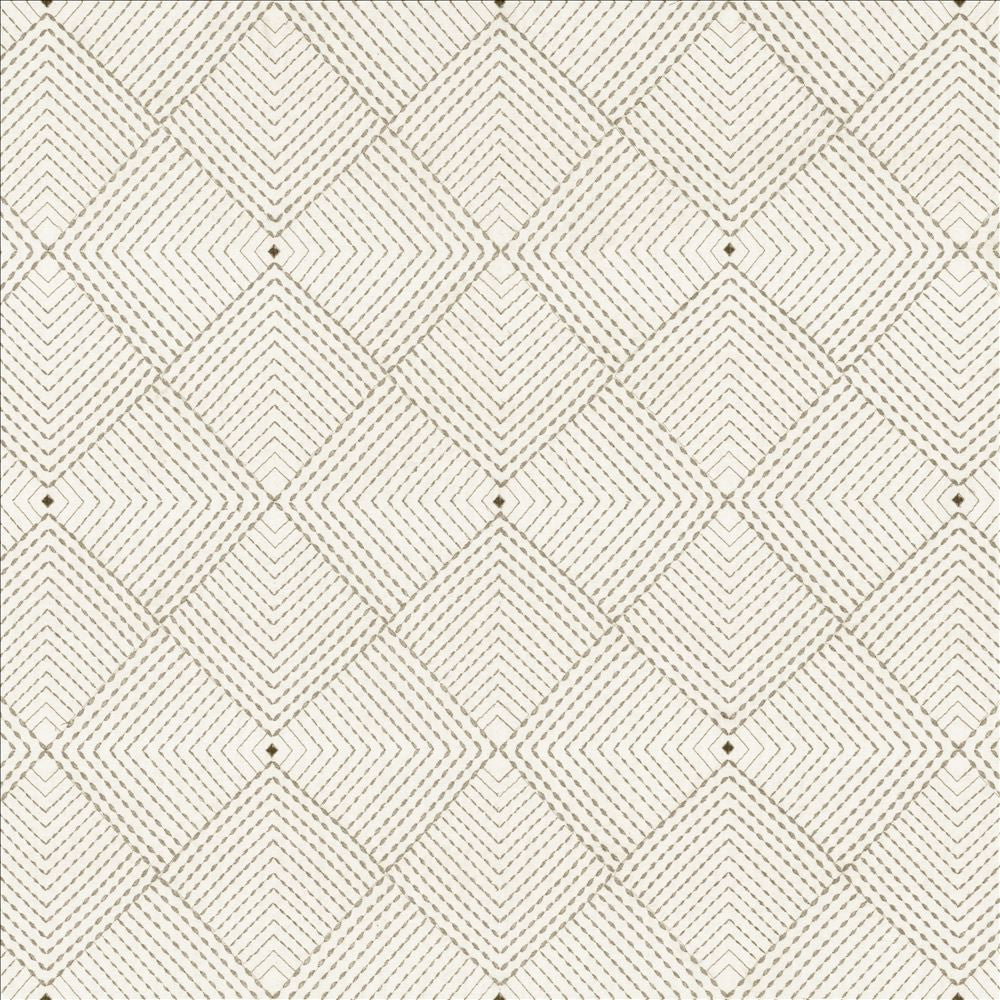 Luxurious White by Kasmir Fabric 1470 65% Cotton
30% Rayon
5% Zari
 INDIA </p><p>Repeat: Horizontal: 13 2/8 inches and Vertical: 15 inches 52 - Fabric Carolina -