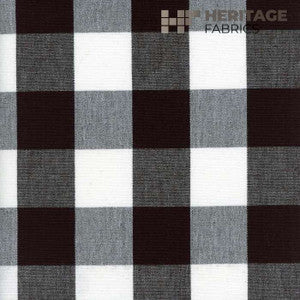 Lyme Black/White By Roth & Tompkins Fabric