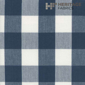 Lyme Indigo By Roth & Tompkins Fabric