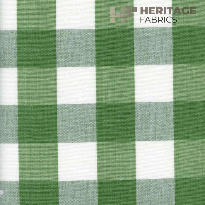 Lyme Kiwi by Heritage Fabric - 100% Cotton India 9,000 Horizontal: 3.25" and Vertical: 3.25" 54" - Fabric Carolina -