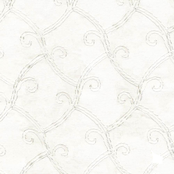Lyndon Scroll Champagne  by Kasmir Fabric See sample 100% Polyester
 TURKEY Not Tested </p><p>Repeat: Horizontal: 2 2/8 inches and Vertical: 3 inches 52  - Fabric Carolina -