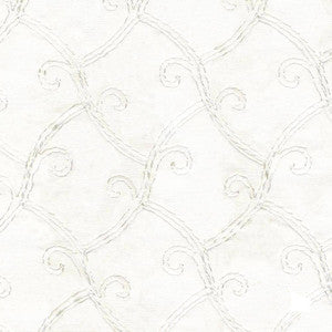 Lyndon Scroll Champagne by Kasmir Fabric