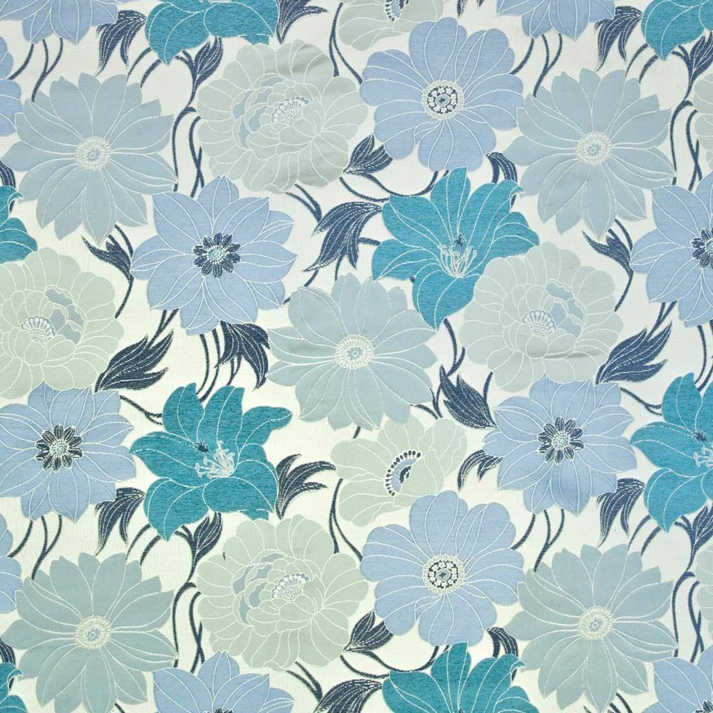 Macau Garden Turquoise by Kasmir Fabric 1406 CHINA 15,000 Wyzenbeek Double Rubs H: 29 inches, V:27 inches 54 - Fabric Carolina - Kasmir