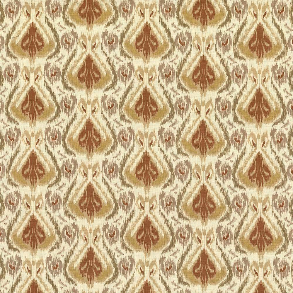 Machu Picchu Clay by Kasmir Fabric 5063 PAKISTAN 15,000 Wyzenbeek Double Rubs H: 13 4/8 inches, V:9 inches 54 - 55 - Fabric Carolina - Kasmir