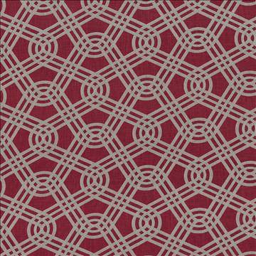 Macrame Berry by Kasmir Fabric 5087 55% Linen 45% Cotton CHINA 15,000 Wyzenbeek Double Rubs H: 13 4/8 inches, V: 12 2/8 inches 54 - Fabric Carolina - Kasmir