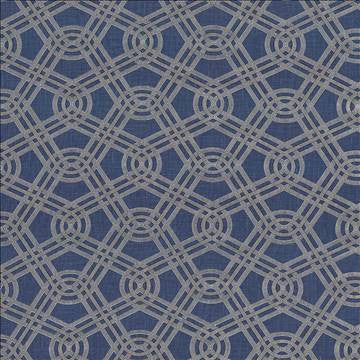 Macrame Bluebird by Kasmir Fabric 5088 55% Linen 45% Cotton CHINA 15,000 Wyzenbeek Double Rubs H: 13 4/8 inches, V: 12 2/8 inches 54 - Fabric Carolina - Kasmir