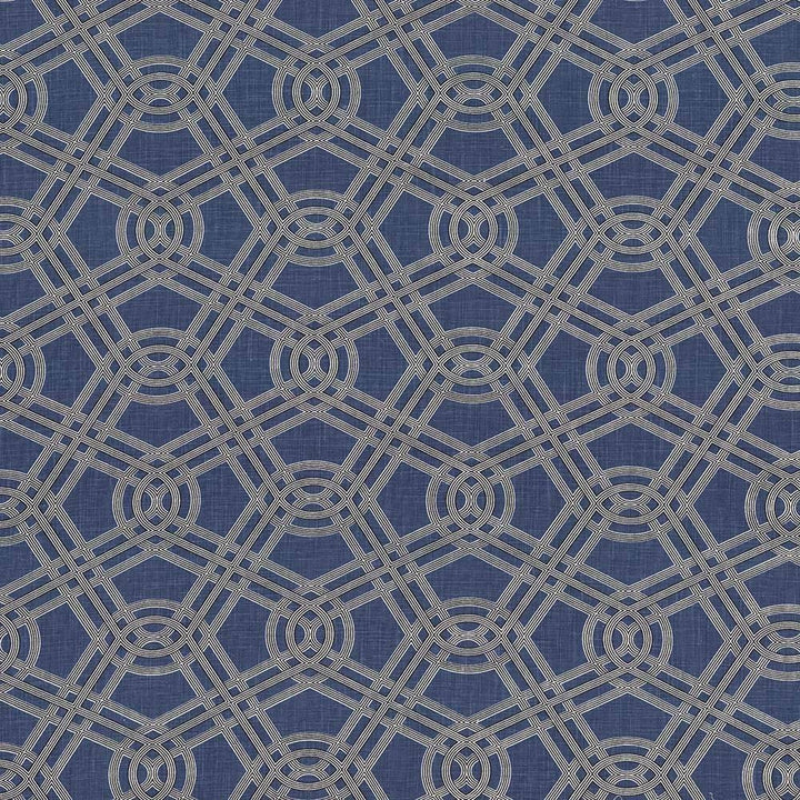 Macrame Bluebird by Kasmir Fabric 5088 CHINA 15,000 Wyzenbeek Double Rubs H: 13 4/8 inches, V:12 2/8 inches 54 - Fabric Carolina - Kasmir