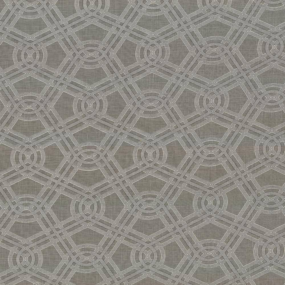 Macrame Graphite by Kasmir Fabric 5085 CHINA 15,000 Wyzenbeek Double Rubs H: 13 4/8 inches, V:12 2/8 inches 54 - Fabric Carolina - Kasmir