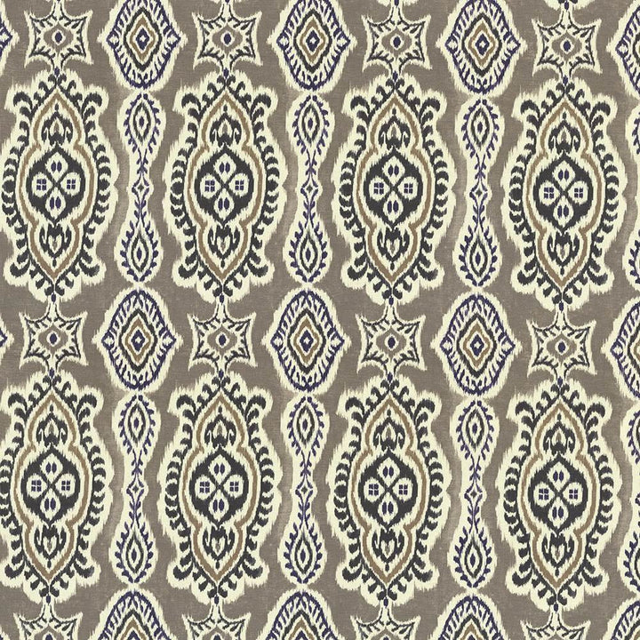 Macumba Slate by Kasmir Fabric 5078 90% Cotton
10% Linen
 CHINA </p><p>Repeat: Horizontal: 13 7/8 inches and Vertical: 25 2/8 inches 54 - Fabric Carolina -