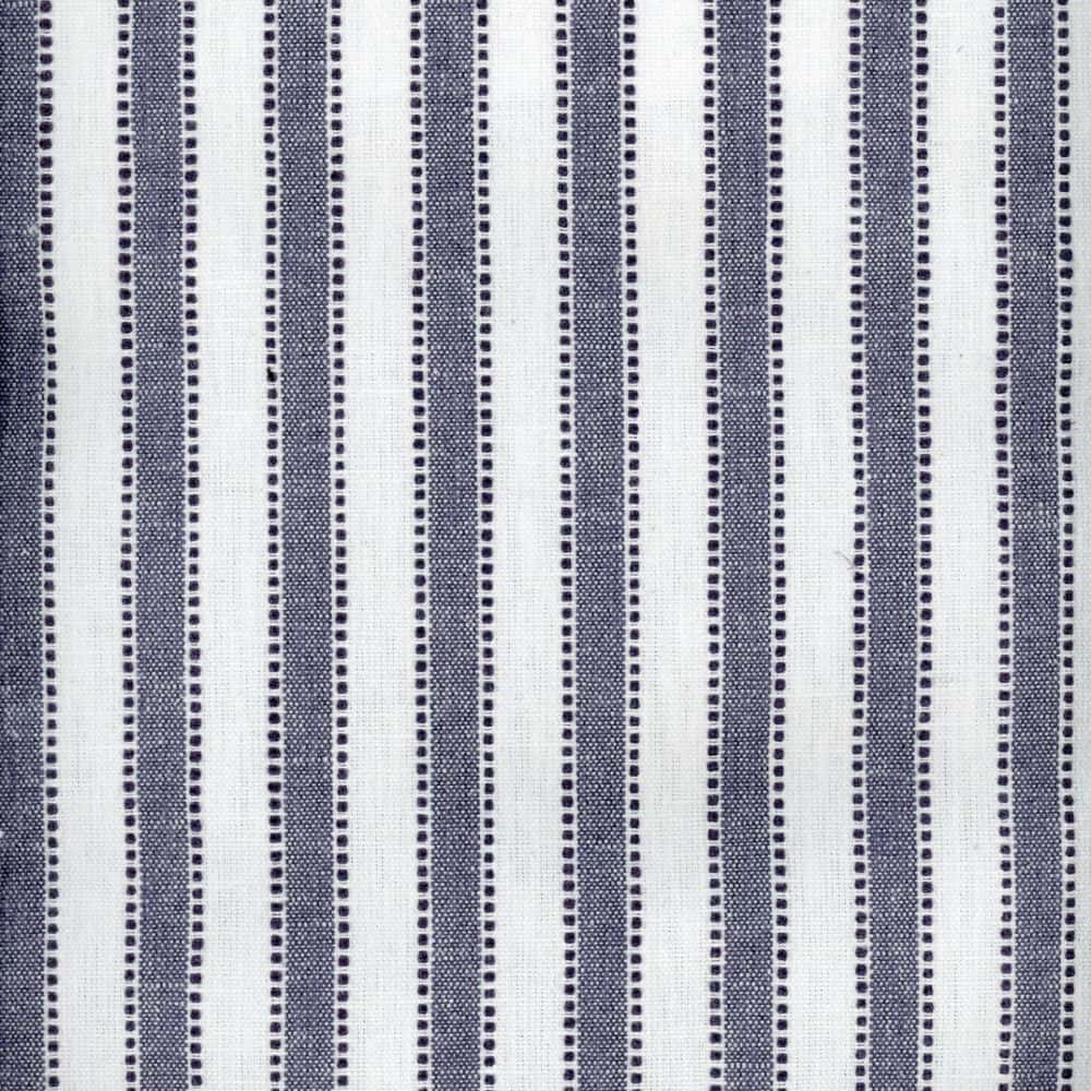 Madaket Stripe Navy By Roth & Tompkins Fabric