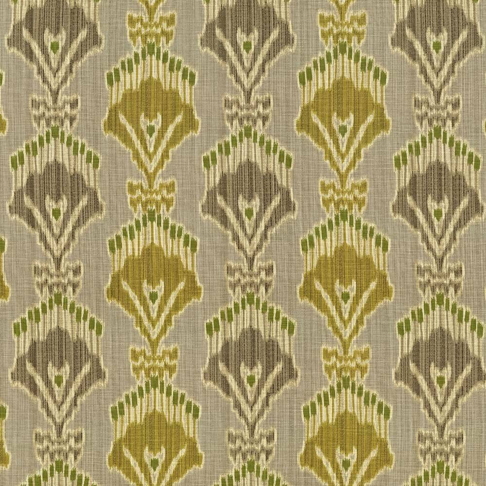 Madras Citron by Kasmir Fabric 5062 CHINA 15,000 Wyzenbeek Double Rubs H: 13 4/8 inches, V:12 5/8 inches 54 - Fabric Carolina - Kasmir