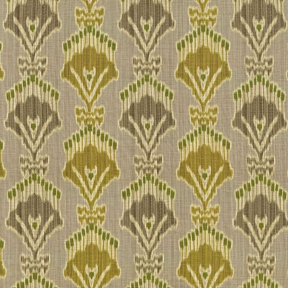 Madras Citron by Kasmir Fabric 5062 55% Linen 45% Viscose CHINA 15,000 Wyzenbeek Double Rubs Horizontal: 13 4/8 inches and Vertical: 12 5/8 inches 54 - Fabric Carolina -