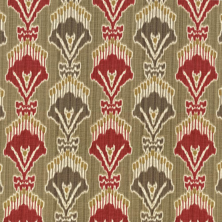 Madras Ruby by Kasmir Fabric 5064 55% Linen
45% Viscose
 CHINA </p><p>Repeat: Horizontal: 13 4/8 inches and Vertical: 12 5/8 inches 54 - Fabric Carolina -