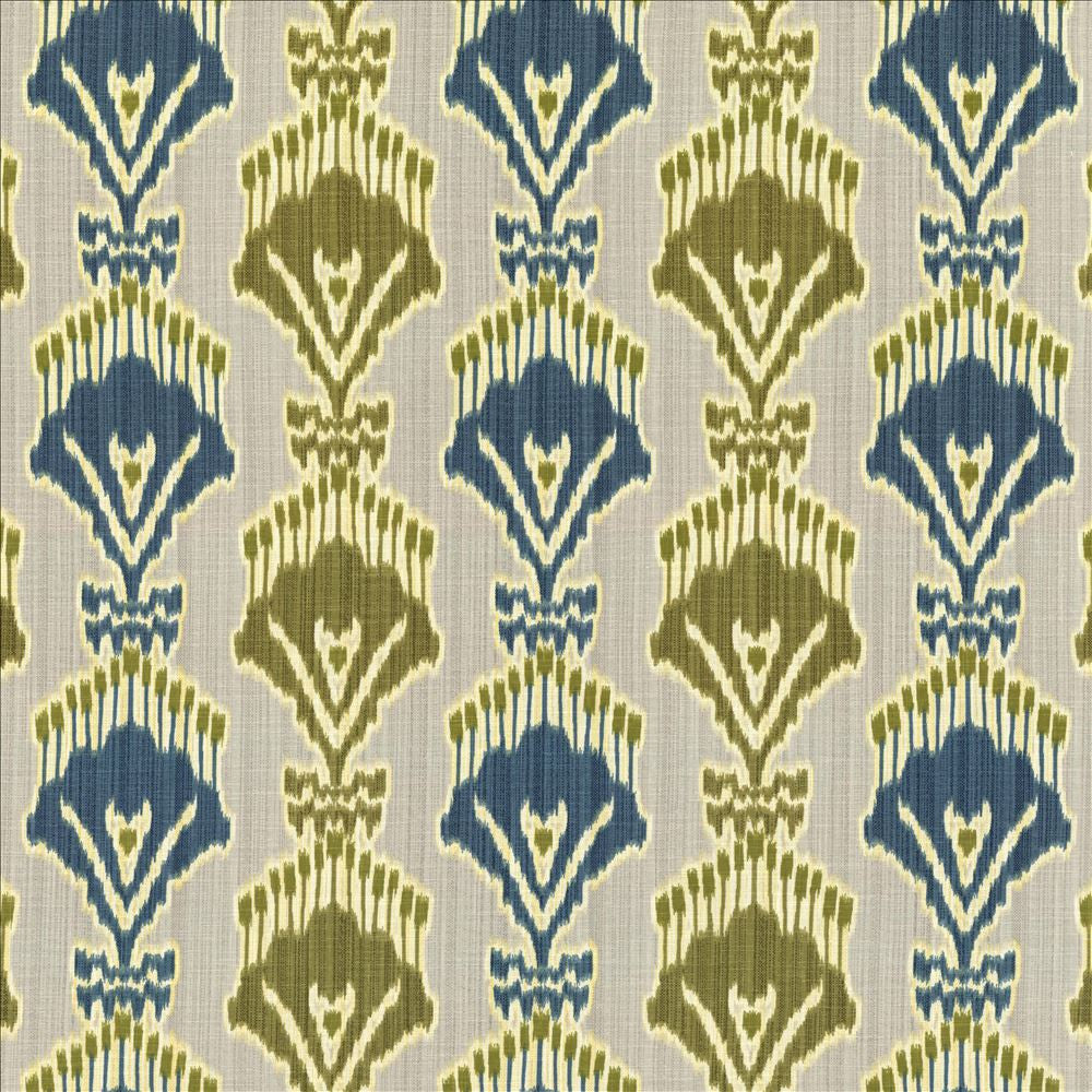 Madras Turquoise by Kasmir Fabric 5065 55% Linen
45% Viscose
 CHINA 15,000 Wyzenbeek Double Rubs Horizontal: 13 4/8 inches and Vertical: 12 5/8 inches 54 - Fabric Carolina -