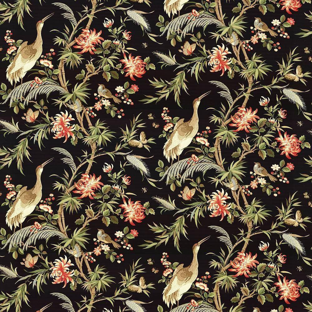 Magic Garden Midnight by Kasmir Fabric 5078 SOUTH KOREA 9,000 Wyzenbeek Double Rubs H: 54 inches, V:26 2/8 inches 54 - Fabric Carolina - Kasmir