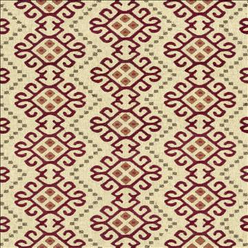 Mahican Sangria by Kasmir Fabric 5121 85% Polyester 15% Linen CHINA 10,000 Wyzenbeek Double Rubs H: 17 2/8 inches, V: 6 inches 54 - Fabric Carolina - Kasmir