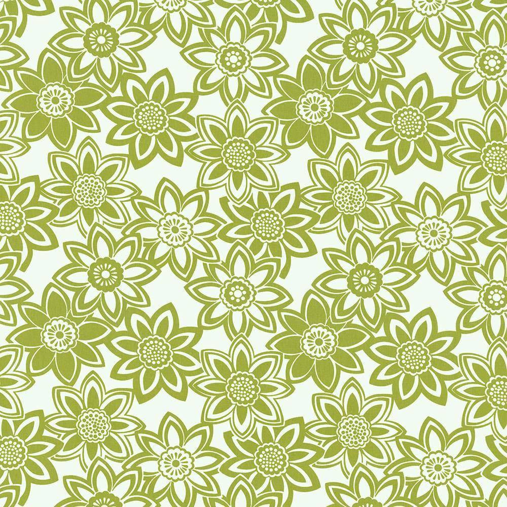 Mahina Aloe by Kasmir Fabric 5107 USA H: 27 inches, V:24 6/8 inches 53 - 54 - Fabric Carolina - Kasmir