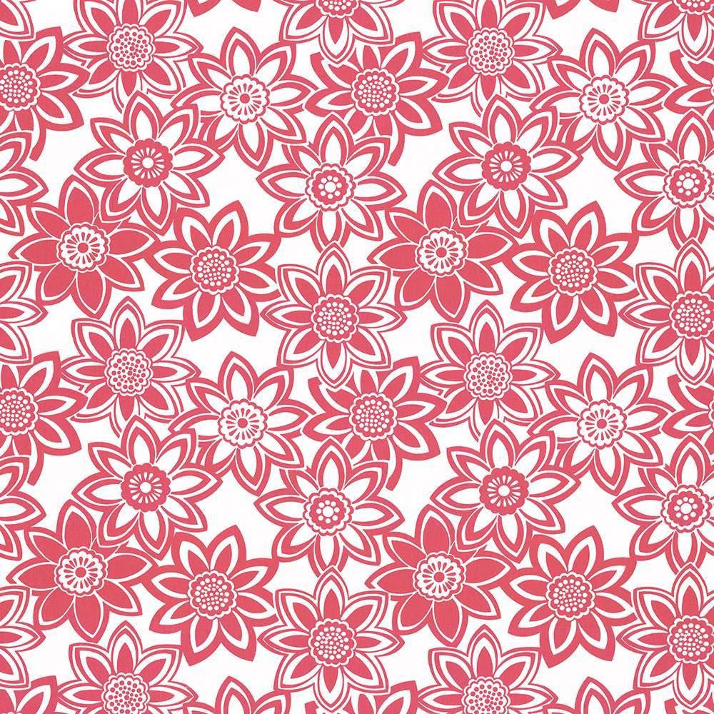 Mahina Hot Pink by Kasmir Fabric 5106 100% Cotton USA 51,000 Wyzenbeek Double Rubs Horizontal: 27 inches and Vertical: 24 6/8 inches 53 - 54 - Fabric Carolina -
