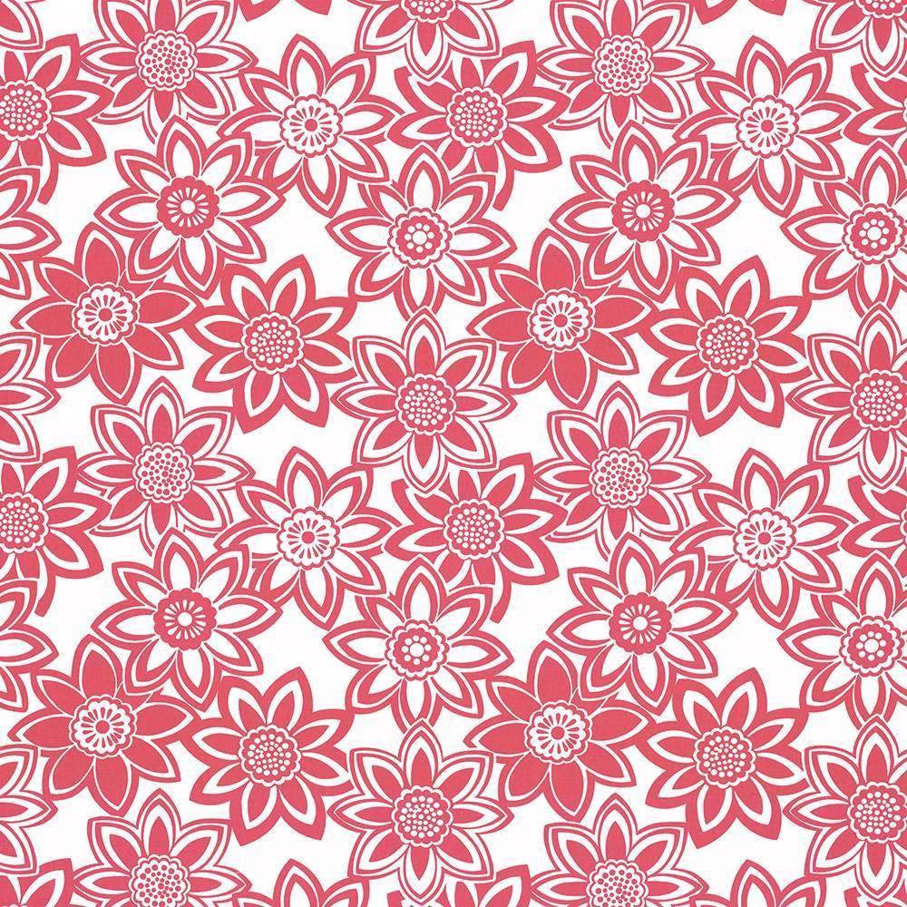 Mahina Hot Pink by Kasmir Fabric 5106 USA H: 27 inches, V:24 6/8 inches 53 - 54 - Fabric Carolina - Kasmir